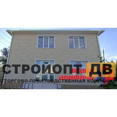 Купить Камень Скалистый ЭКО Кремовый 0,47м2 Альта-Профиль фасадная панель