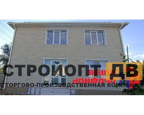 Купить Камень Скалистый ЭКО Кремовый 0,47м2 Альта-Профиль фасадная панель