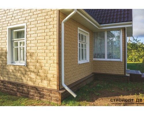 Купить Камень Золотистый 0,68м2 Ю-Пласт фасадная панель