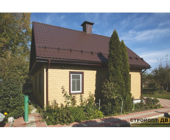 Камень Золотистый 0,68м2 Ю-Пласт Под камень-4