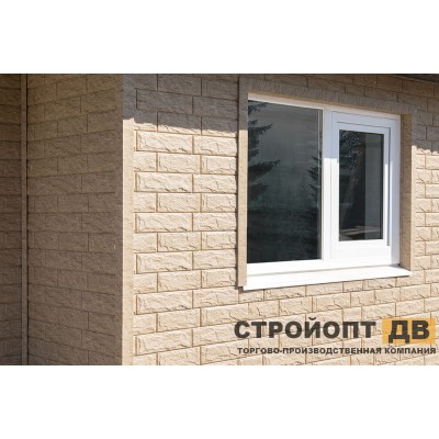 Купить Камень Золотистый 0,68м2 Ю-Пласт фасадная панель