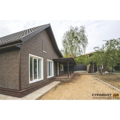 Купить Кварцит Коричневый 0,45м2 Ю-Пласт фасадная панель