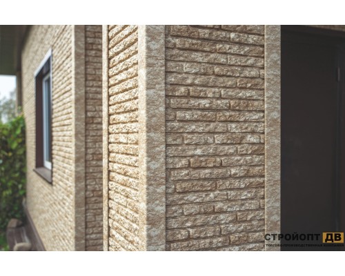 Купить Кварцит Светло-бежевый 0,45м2 Ю-Пласт фасадная панель