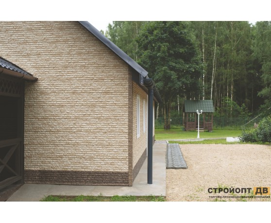 Кварцит Светло-бежевый 0,45м2 Ю-Пласт Под камень-6