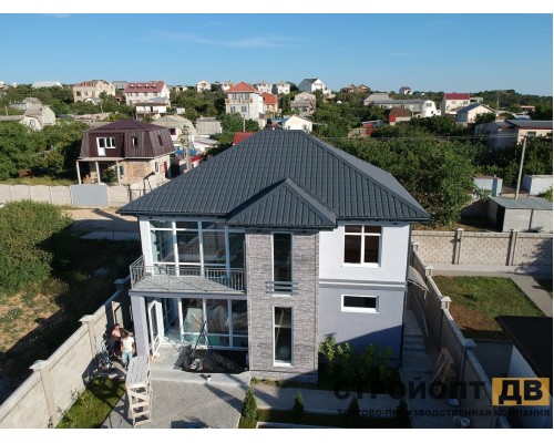 Купить Штейн Антрацит  0,44м2 Деке фасадная панель