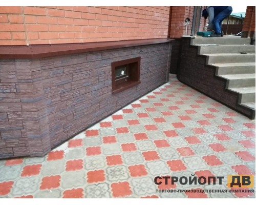 Купить Штейн Темный орех 0,45м2 Деке фасадная панель фасадная панель