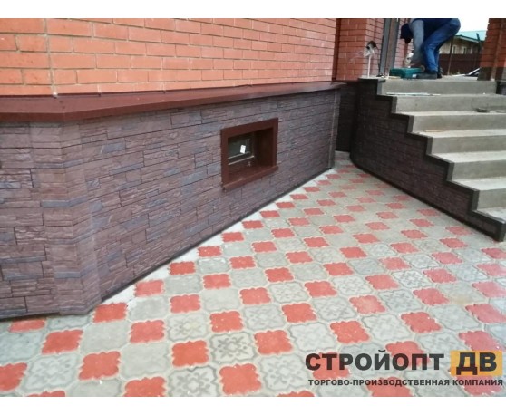Штейн Темный орех 0,45м2 Деке Под камень-2