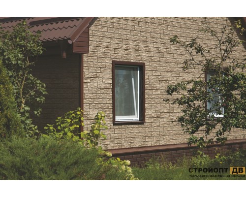 Купить Сланец Бежевый 0,45м2 Ю-Пласт фасадная панель