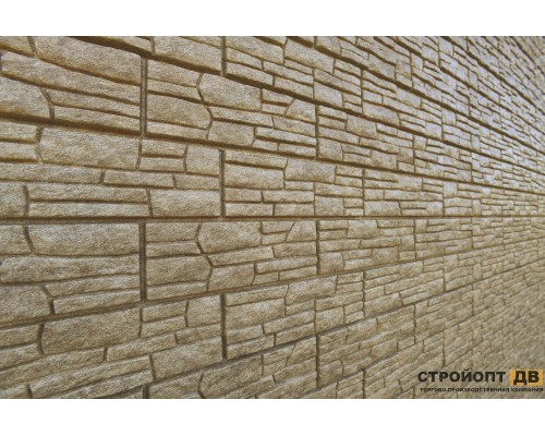 Купить Сланец Бурый 0,45м2 Ю-Пласт фасадная панель