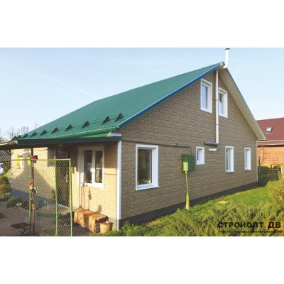 Купить Сланец Бурый 0,45м2 Ю-Пласт фасадная панель