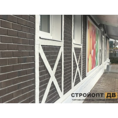 Купить Берг Коричневый  0,44м2 Деке фасадная панель