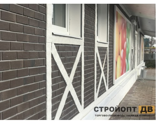 Купить Берг Коричневый  0,44м2 Деке фасадная панель