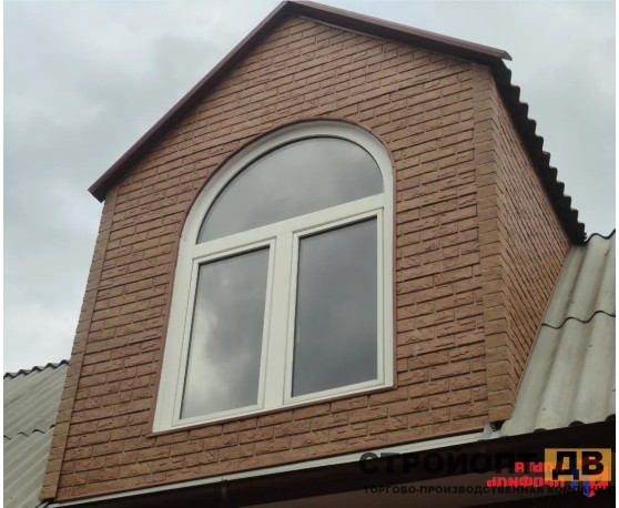 Кирпич Бежевый 0,46м2 Альта-Профиль Под кирпич-1