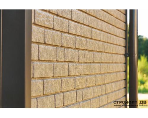Купить Кирпич Бежевый 0,7м2 Ю-Пласт фасадная панель