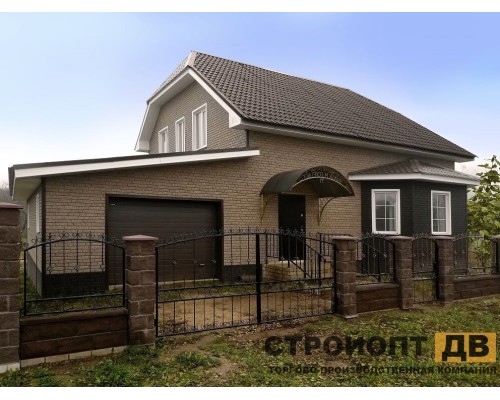 Купить Кирпич Бежевый 0,7м2 Ю-Пласт фасадная панель