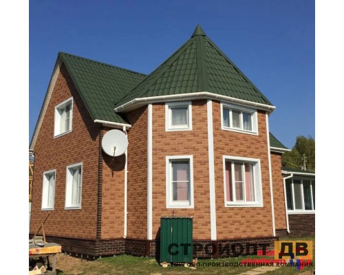 Купить Кирпич Бежевый КОМБИ 0,46м2 Альта-Профиль фасадная панель
