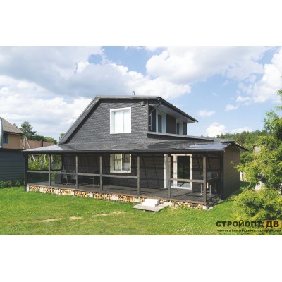 Купить Кирпич Графитовый 0,7м2 Ю-Пласт фасадная панель