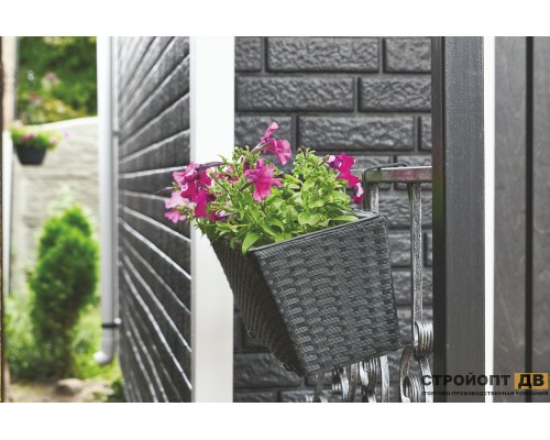 Купить Кирпич Графитовый 0,7м2 Ю-Пласт фасадная панель