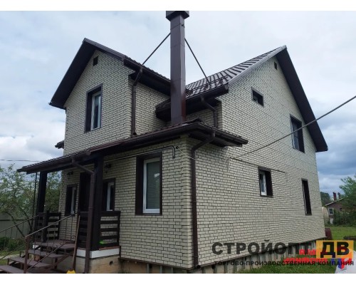 Купить Кирпич клинкерный Белый  0,48м2 Альта-Профиль фасадная панель