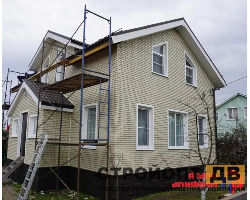 Купить Кирпич клинкерный Белый  0,48м2 Альта-Профиль фасадная панель