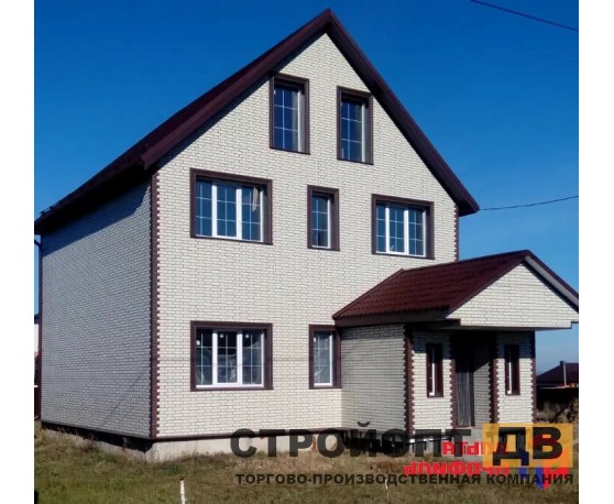 Кирпич клинкерный Белый  0,48м2 Альта-Профиль Под кирпич-10