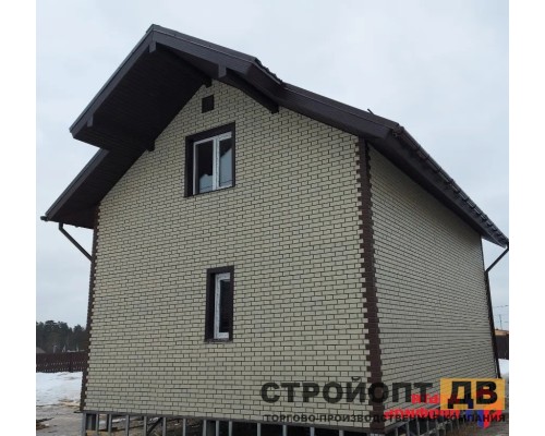 Купить Кирпич клинкерный Белый  0,48м2 Альта-Профиль фасадная панель