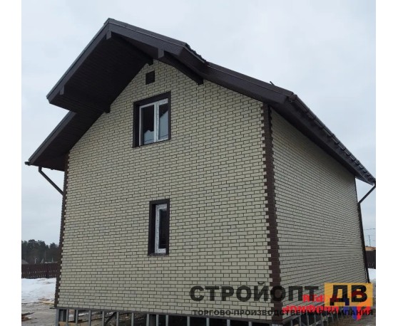 Кирпич клинкерный Белый  0,48м2 Альта-Профиль Под кирпич-11