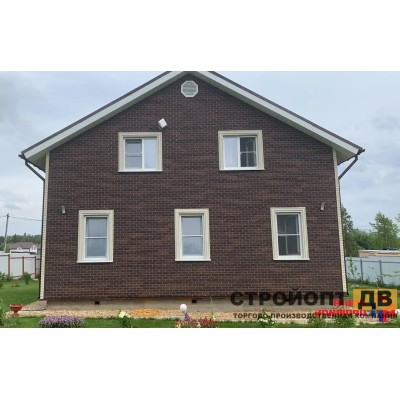 Купить Кирпич клинкерный Коричневый  0,48м2 Альта-Профиль фасадная панель