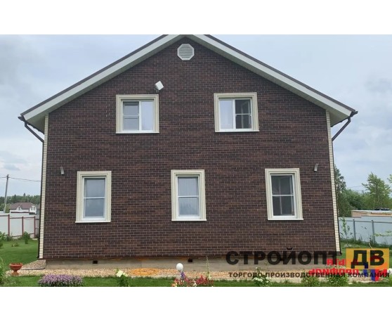 Кирпич клинкерный Коричневый  0,48м2 Альта-Профиль Под кирпич-1