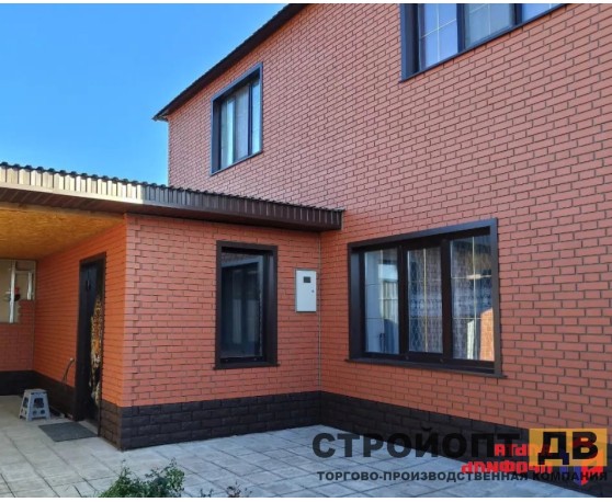 Кирпич клинкерный Красный  0,48м2 Альта-Профиль Под кирпич-1