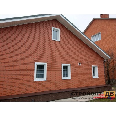 Купить Кирпич клинкерный Красный  0,48м2 Альта-Профиль фасадная панель