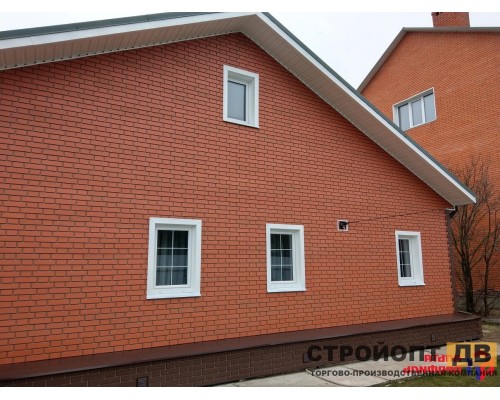 Купить Кирпич клинкерный Красный  0,48м2 Альта-Профиль фасадная панель