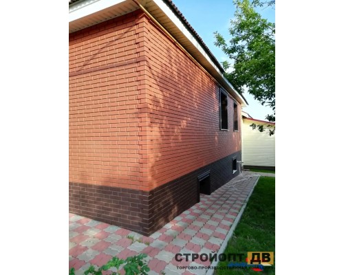 Купить Кирпич клинкерный Красный  0,48м2 Альта-Профиль фасадная панель