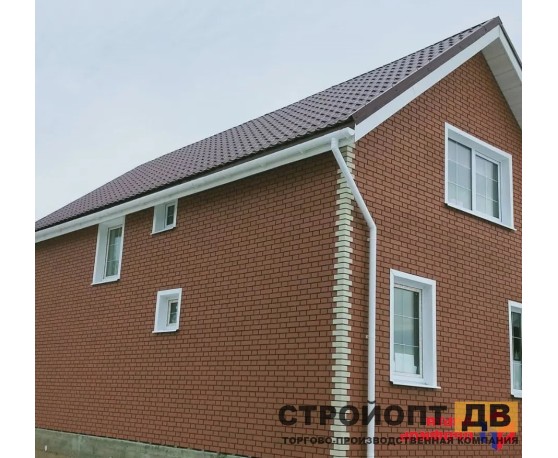 Кирпич клинкерный Красный  0,48м2 Альта-Профиль Под кирпич-4