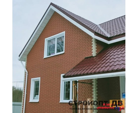 Кирпич клинкерный Красный  0,48м2 Альта-Профиль Под кирпич-5