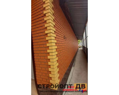 Купить Кирпич клинкерный Красный  0,48м2 Альта-Профиль фасадная панель