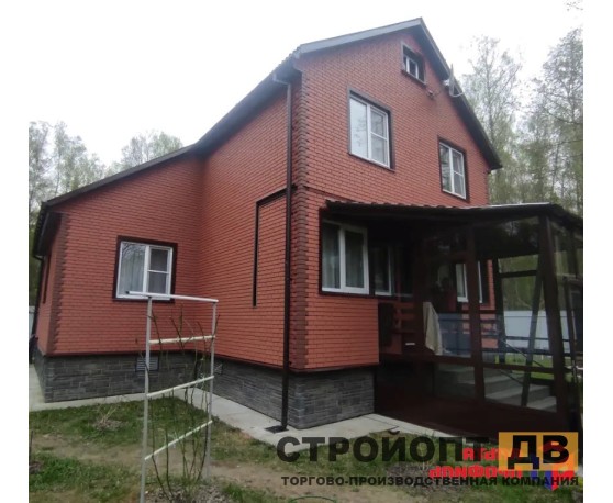 Кирпич клинкерный Красный  0,48м2 Альта-Профиль Под кирпич-9