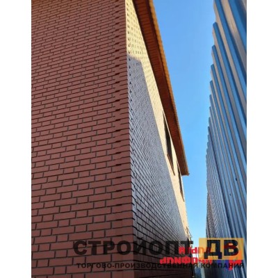 Купить Кирпич клинкерный Красный  0,48м2 Альта-Профиль фасадная панель