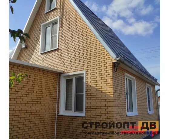 Кирпич клинкерный Желтый  0,48м2 Альта-Профиль Под кирпич-6