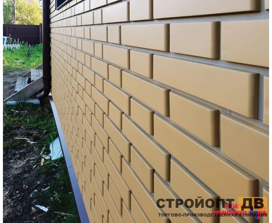 Кирпич клинкерный Желтый  0,48м2 Альта-Профиль Под кирпич-7