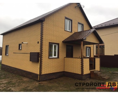 Купить Кирпич клинкерный Желтый  0,48м2 Альта-Профиль фасадная панель