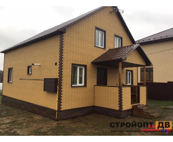 Кирпич клинкерный Желтый  0,48м2 Альта-Профиль Под кирпич-9