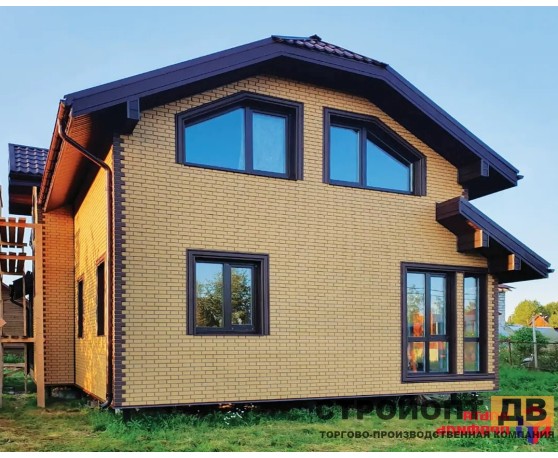 Кирпич клинкерный Желтый  0,48м2 Альта-Профиль Под кирпич-11