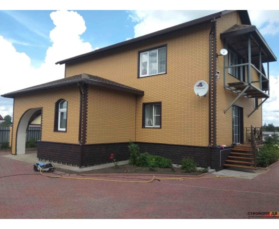 Кирпич клинкерный Желтый  0,48м2 Альта-Профиль Под кирпич-14