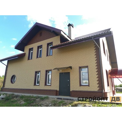 Купить Кирпич Коричневый 0,7м2 Ю-Пласт фасадная панель