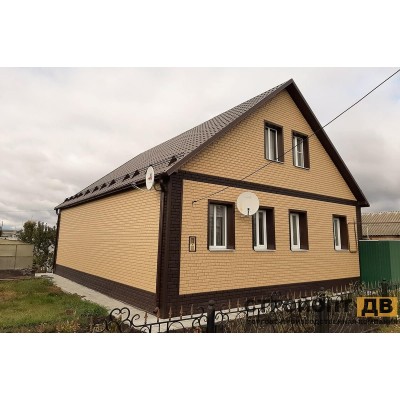 Купить Кирпич Коричневый 0,7м2 Ю-Пласт фасадная панель