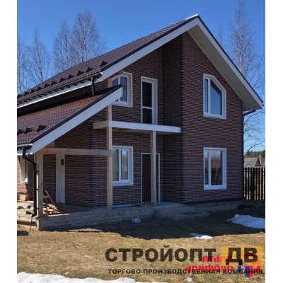 Купить Кирпич Красный 0,46м2 Альта-Профиль фасадная панель