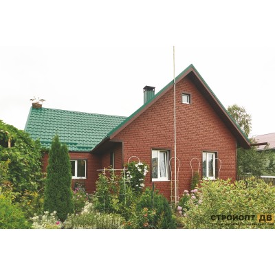 Купить Кирпич Красный 0,7м2 Ю-Пласт фасадная панель