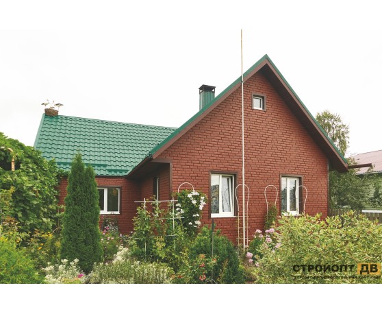 Кирпич Красный 0,7м2 Ю-Пласт Под кирпич-3