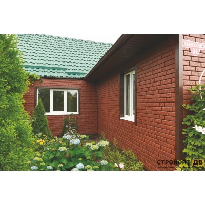 Купить Кирпич Красный 0,7м2 Ю-Пласт фасадная панель